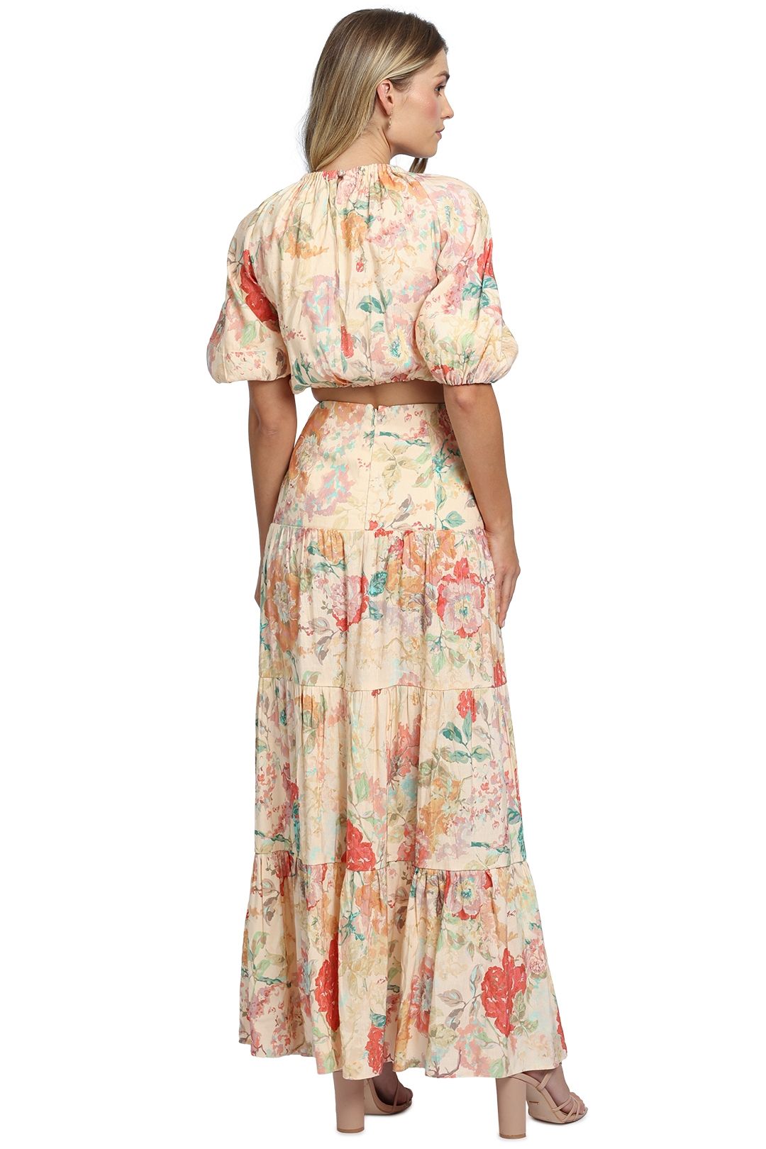 Salvador Top and Skirt Set - Picnic Peonies photo 3