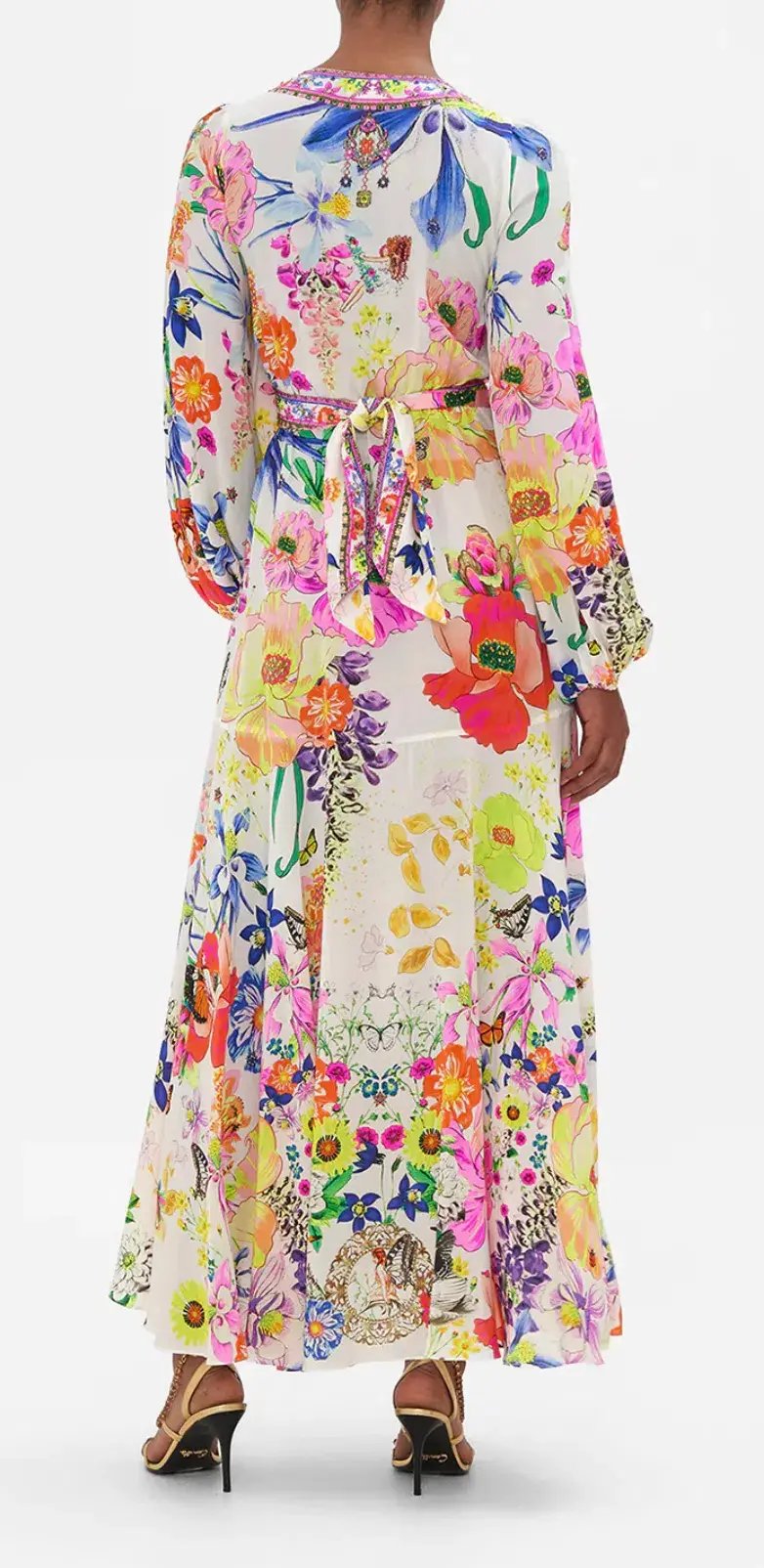 Camilla Wrap Tie Dress Fairy Gang Size 8 photo 3