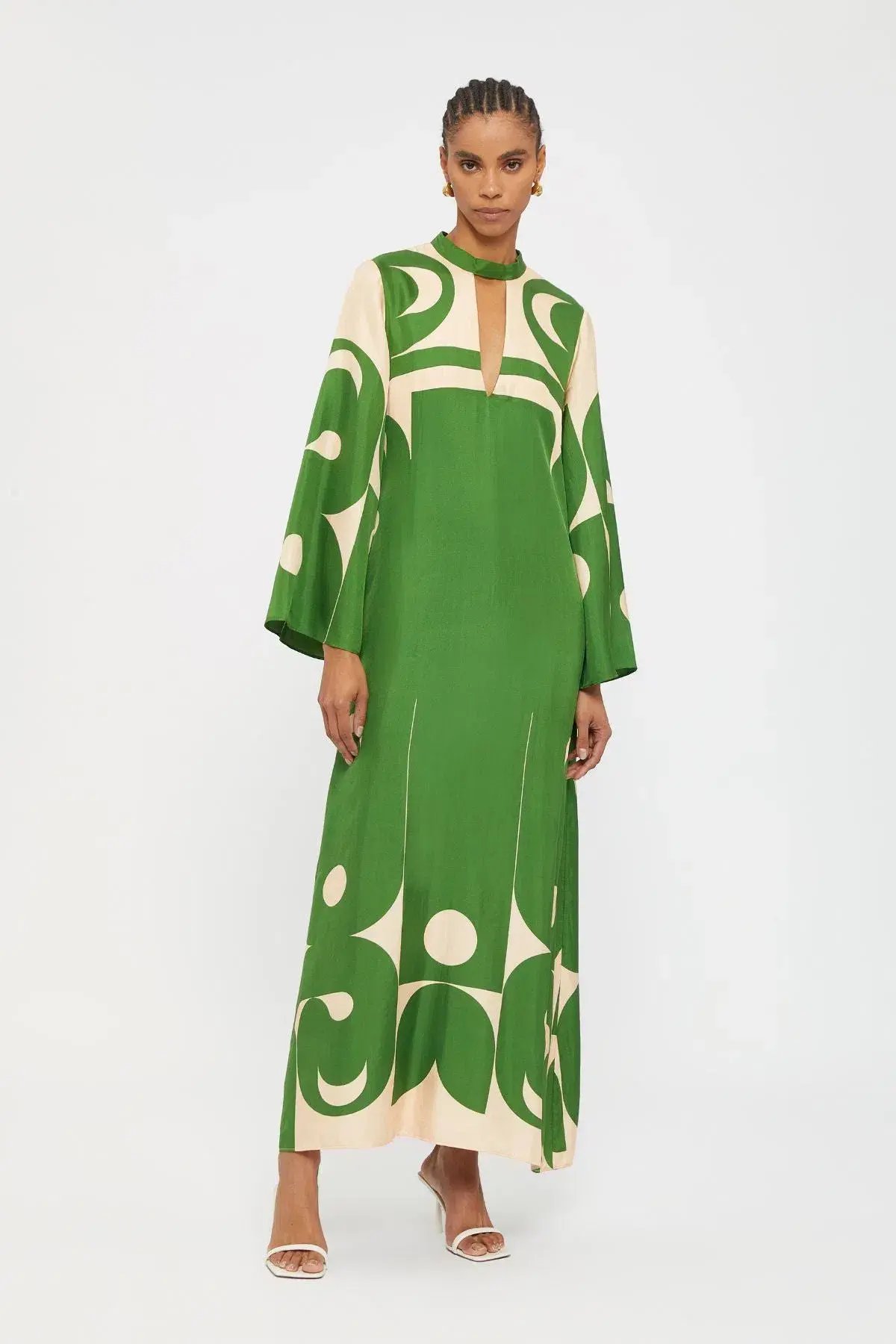 Ginger & Smart Lucid Gown Green Size 8 photo 3