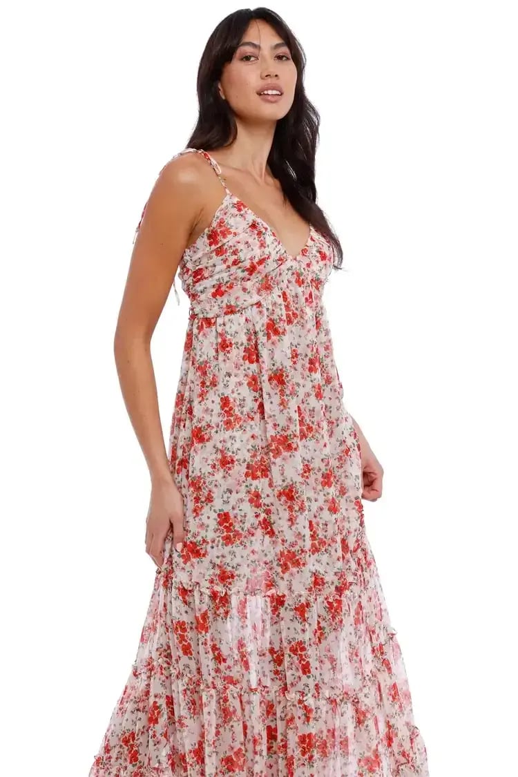 Misa LA Fallon Maxi Dress Floral Size 12 photo 4
