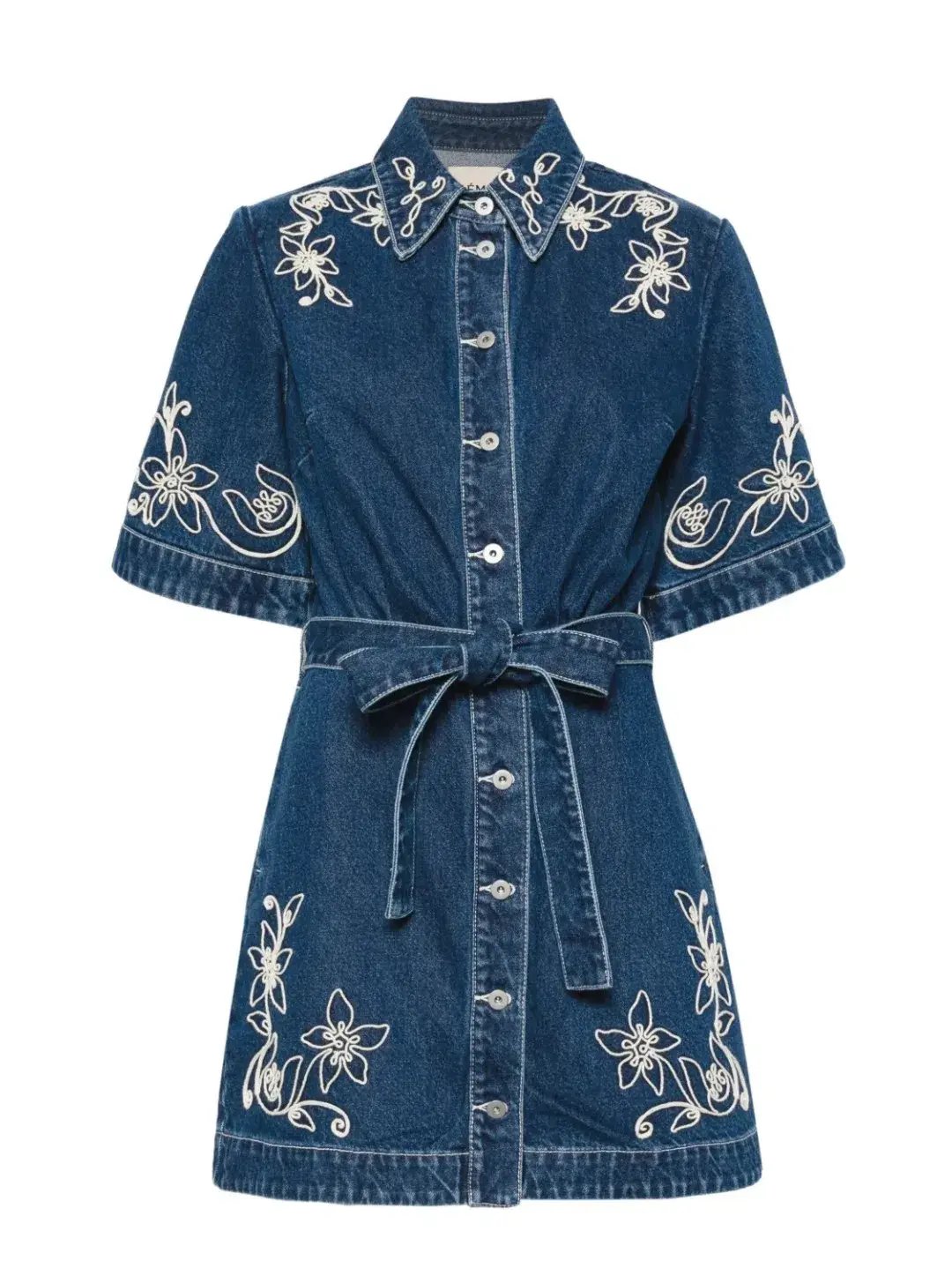 Alemais Carmen Mini Dress Blue Size AU 14 photo 4