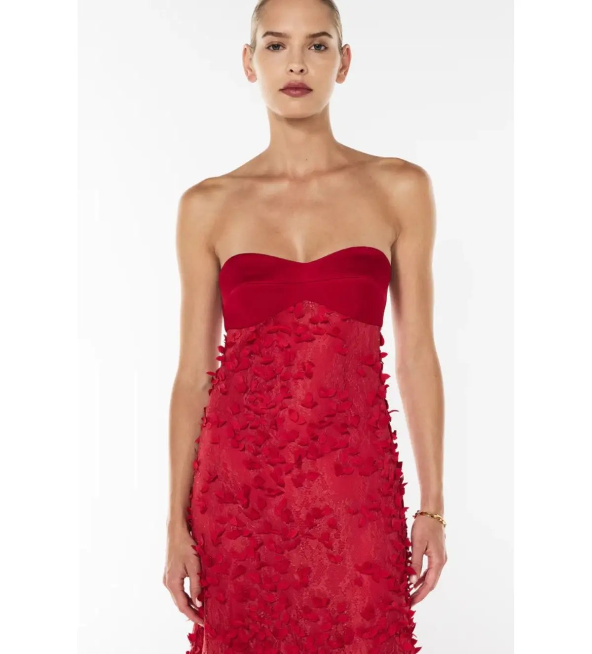 Manning Cartell  Enchantment Balconette Maxi Dress Scarlet Red Size AU 6 photo 4