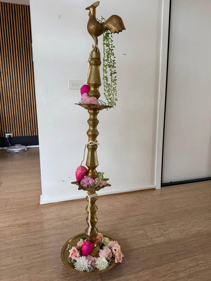 5ft brass diya/lamp for hire photo 2