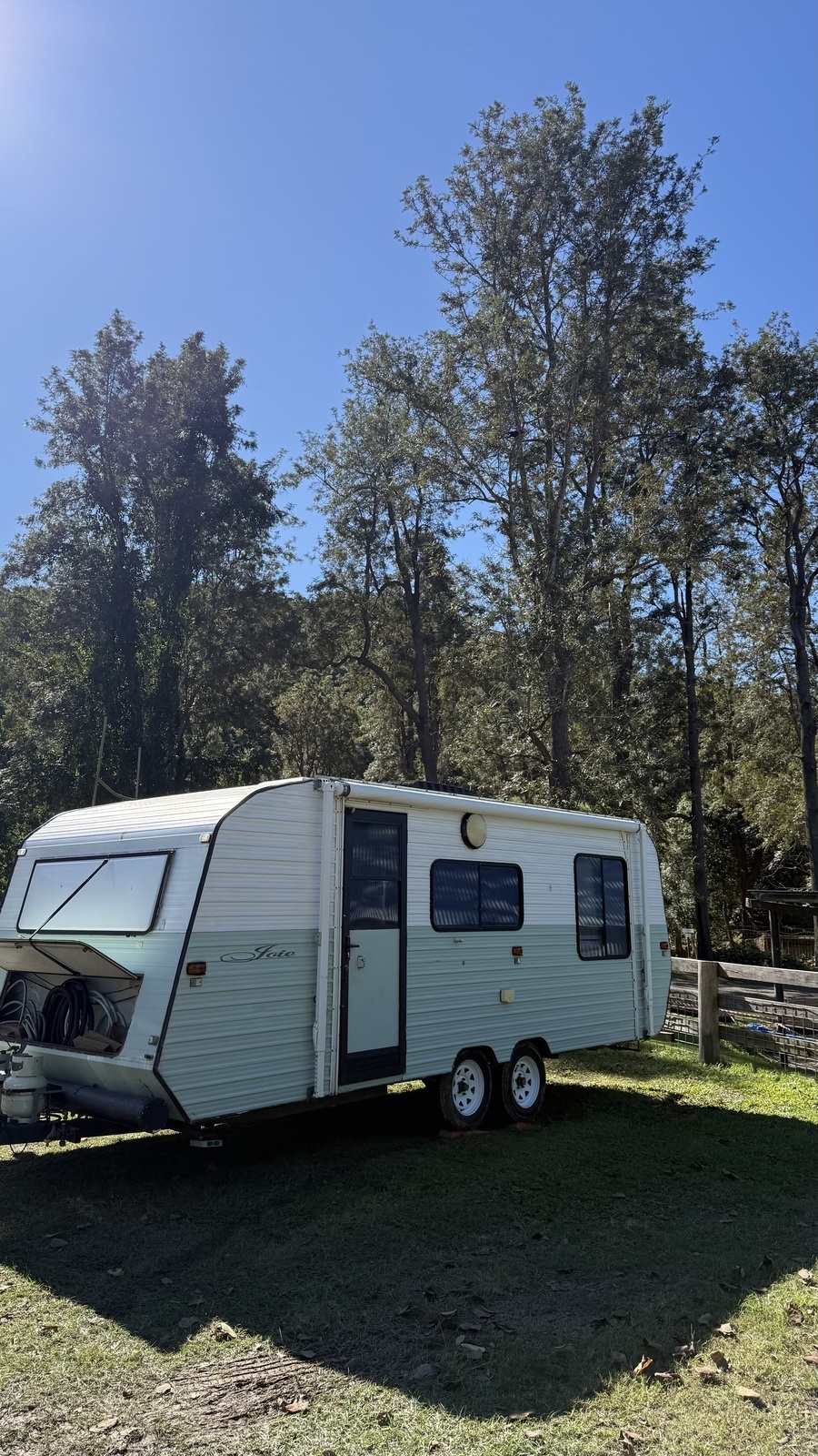 Hire 'Joie' for a relaxing Caravan experience photo 16