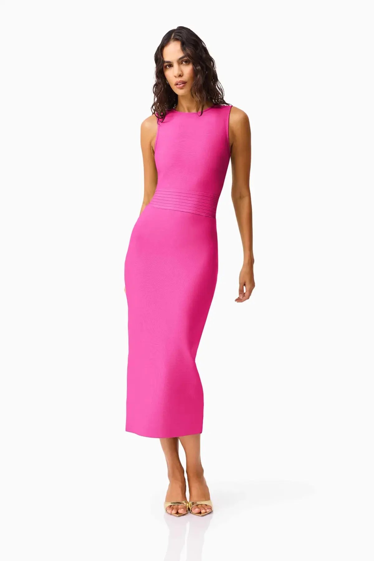 Elliatt Seraphina Fitted Midi Dress; size L (AU 12) photo 3
