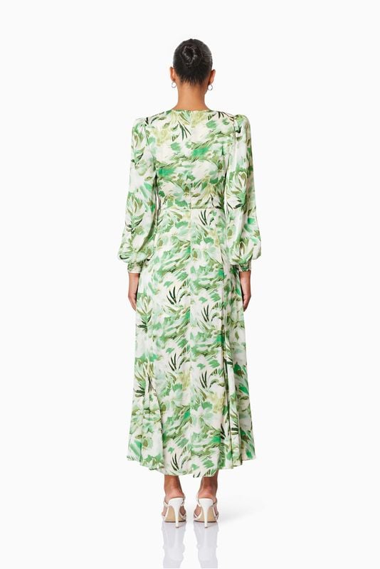 ELLIATT GEORGIA MAXI DRESS - GREEN MULTI photo 5