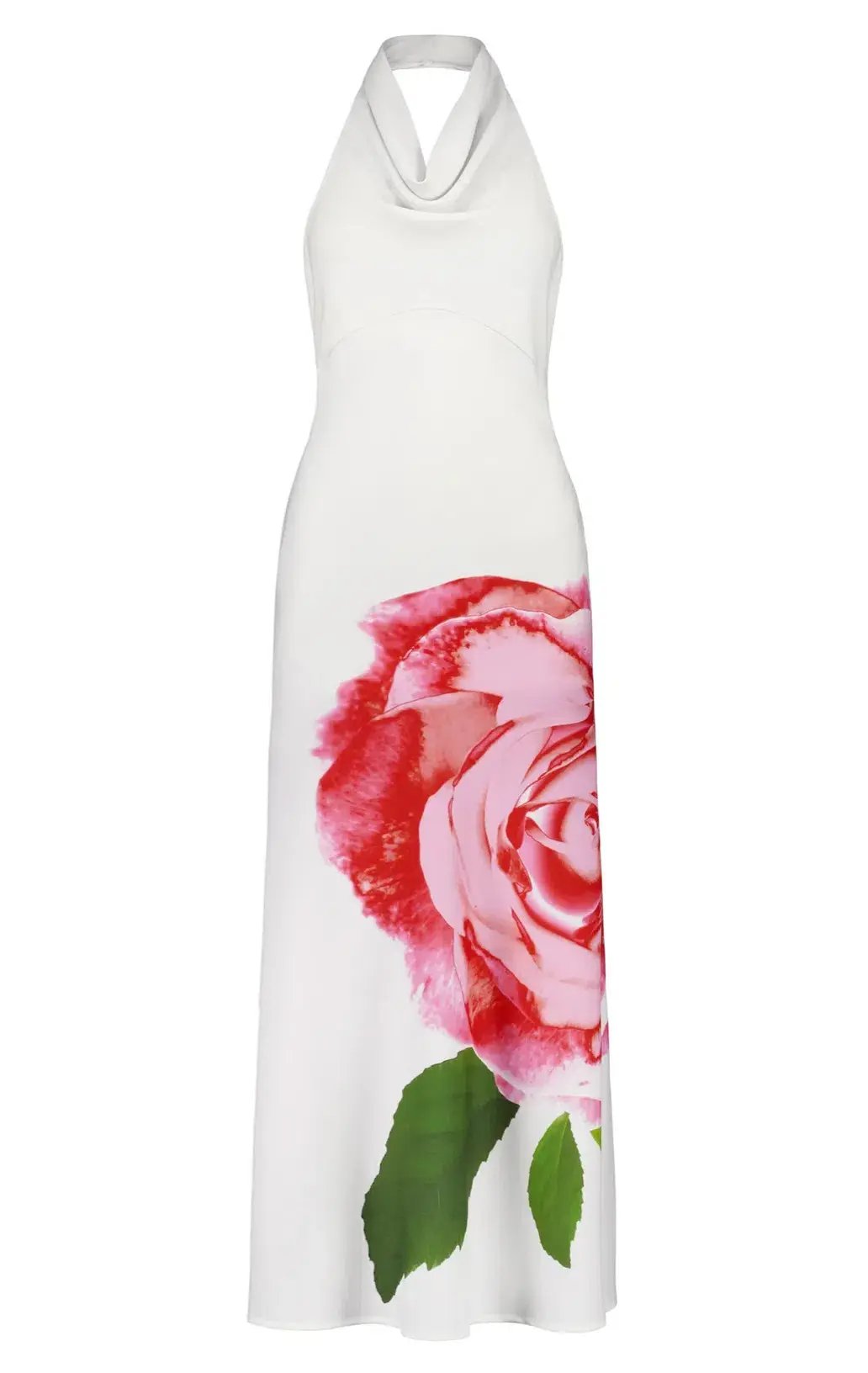 With Harper Lu Cowl Slip Dress White Rose Size XS / AU 6 photo 8