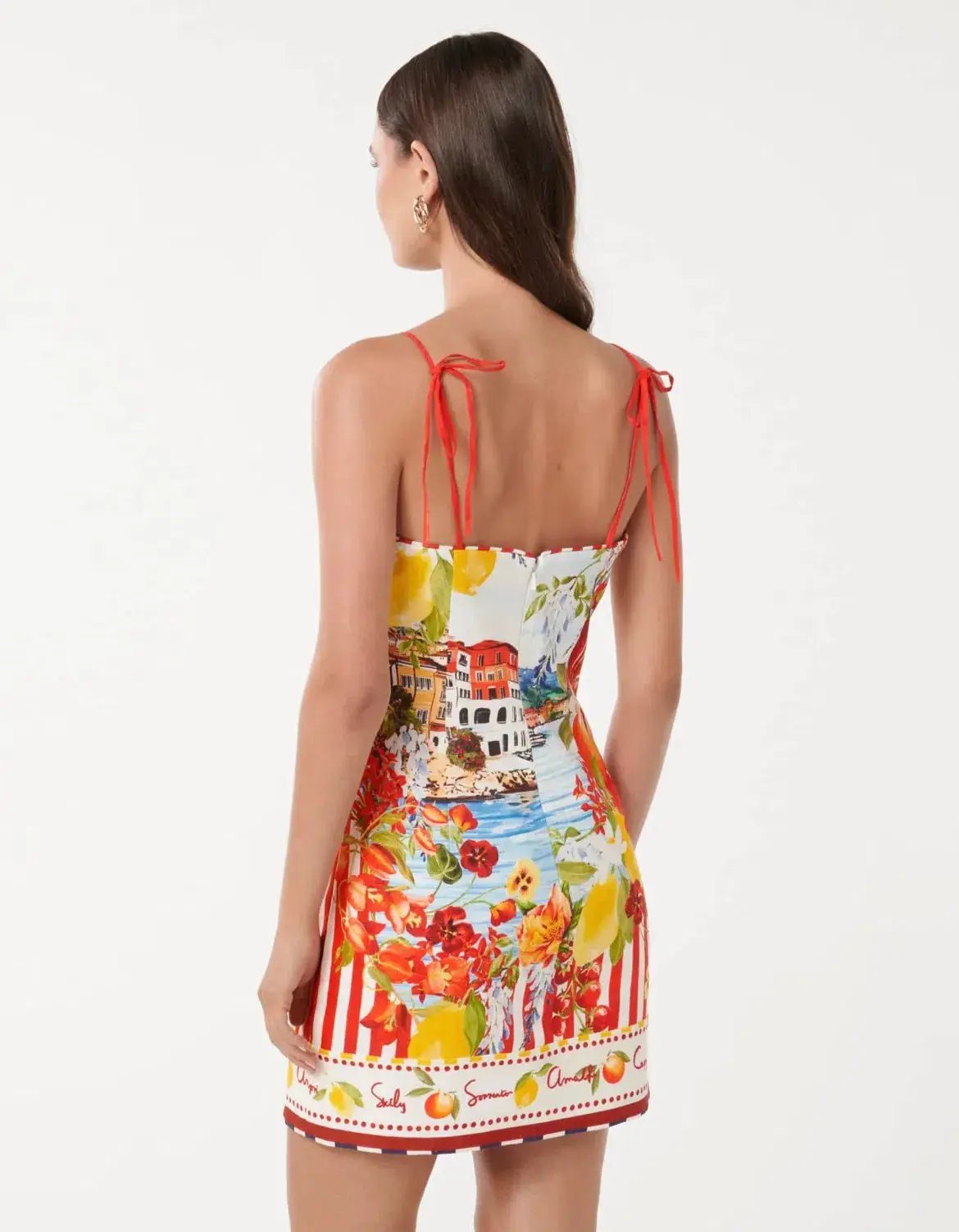 Forever New Sierra Printed Mini Dress in Multi Size AU 10 photo 3