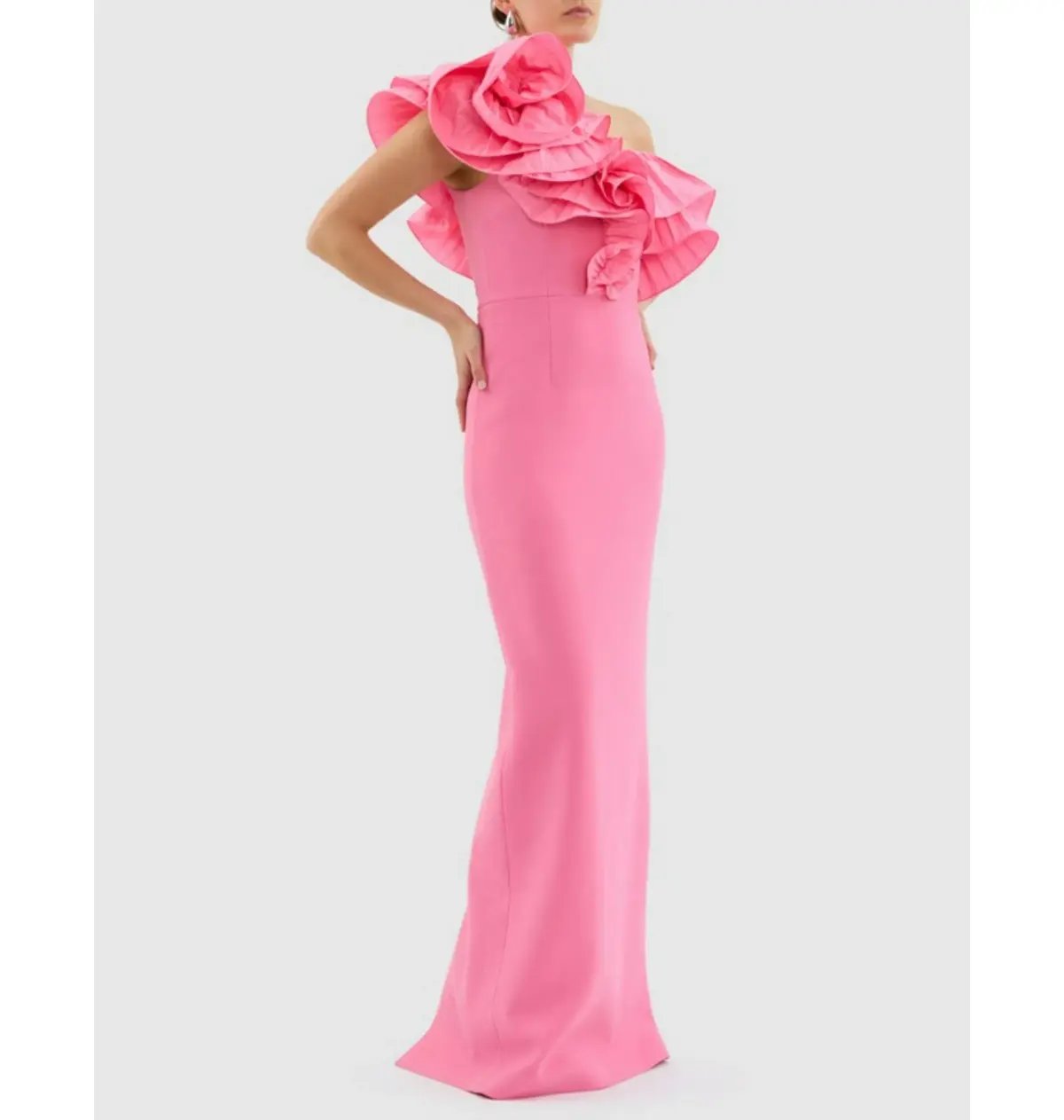 Rebecca Vallance Rosita Gown Shrimp Pink Size AU 8 photo 5