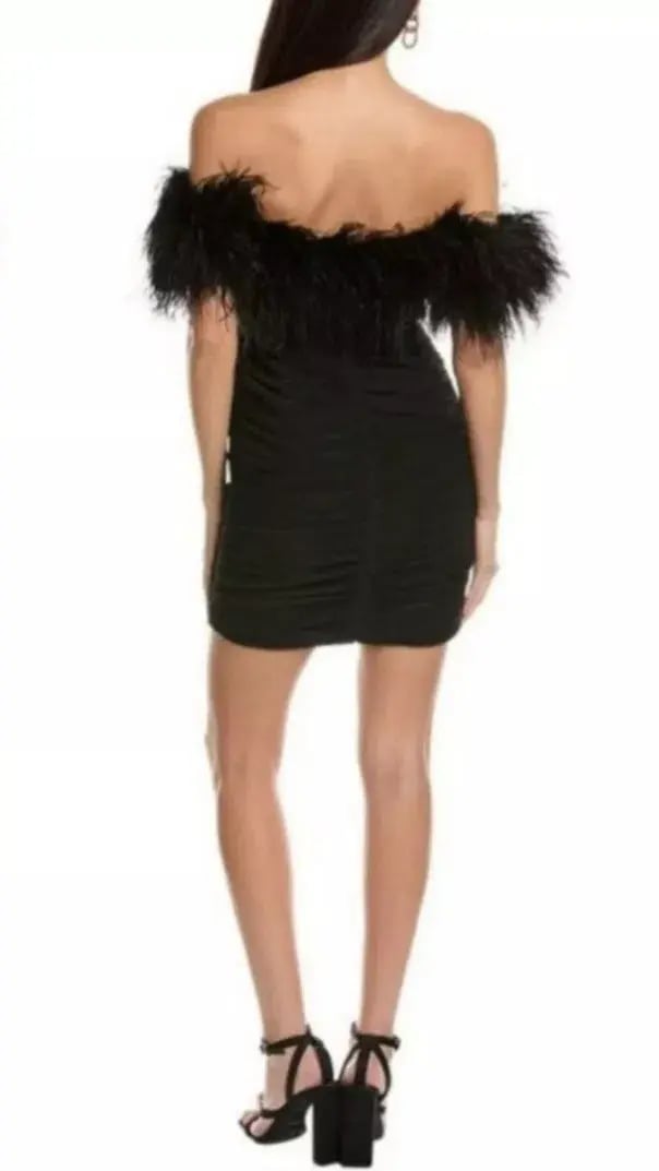 Rachel Gilbert Zion Mini Dress Black Size 2 / AU 10 photo 2