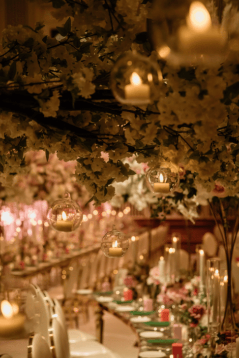 Hanging Glass Ball Tealight Holders photo 2