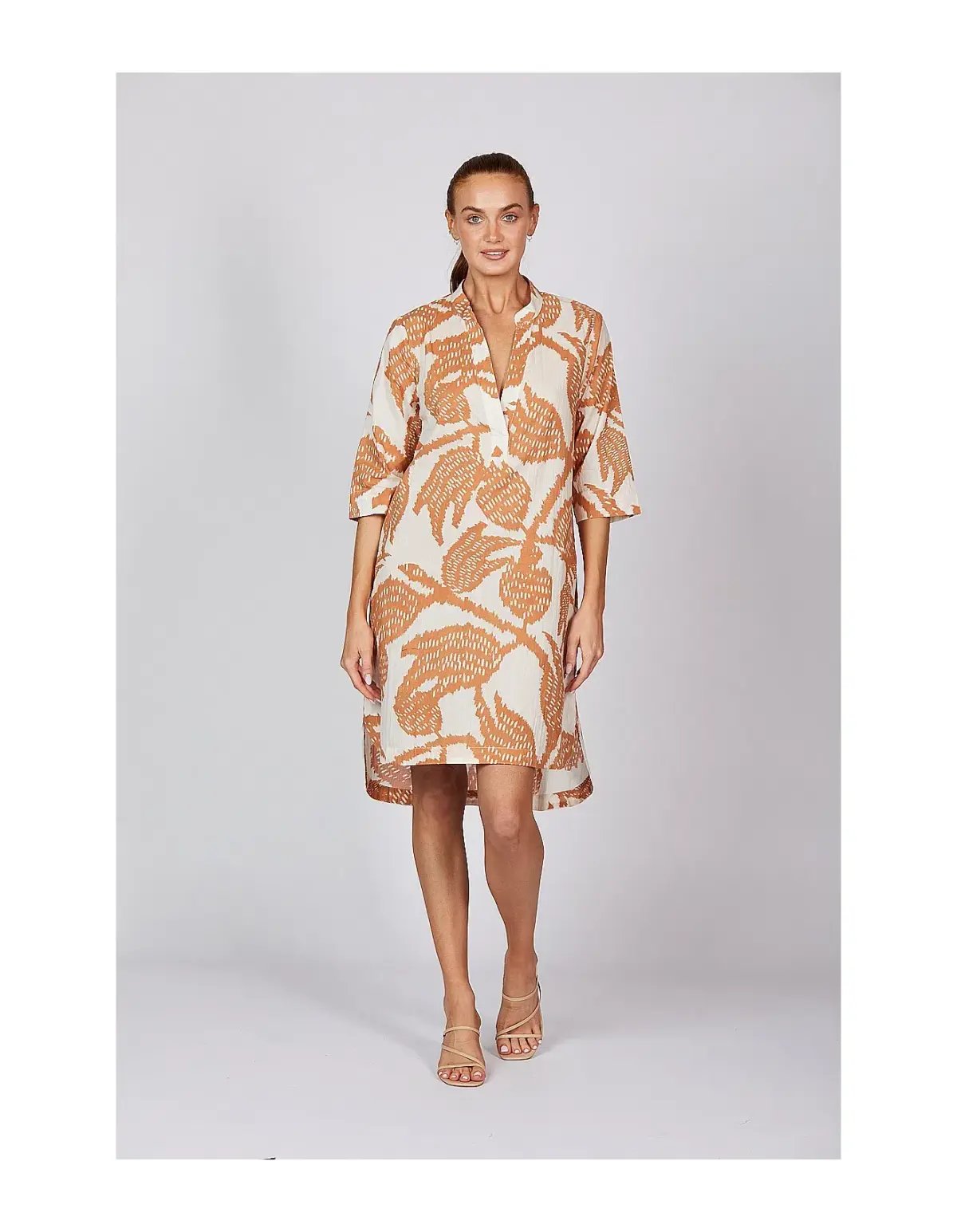 Adrift  Lana Shift Midi Dress Print Size  M / Size AU 12 photo 2
