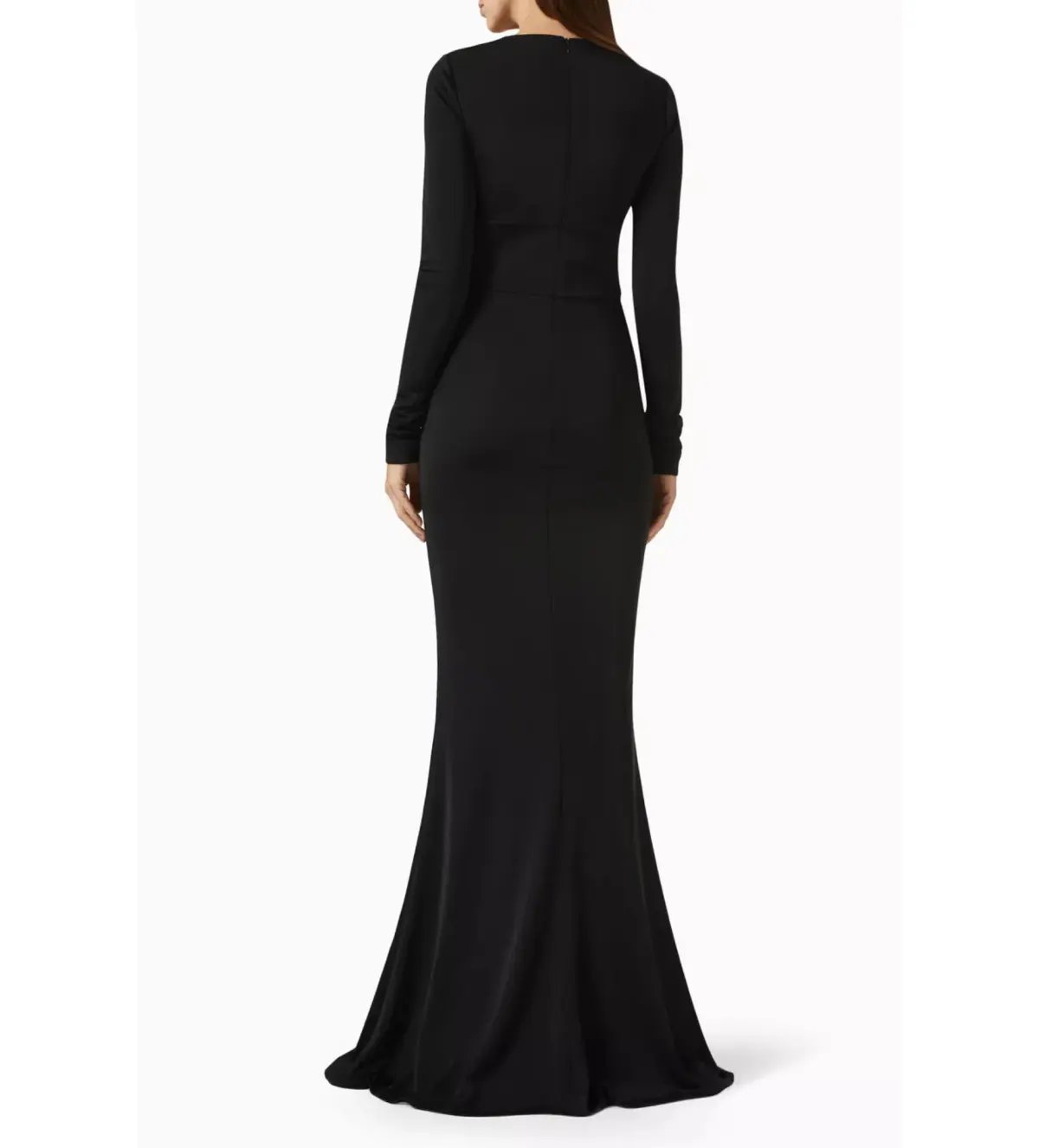 Rebecca Vallance Domenica Gown in Jersey Black Size AU 6 photo 2