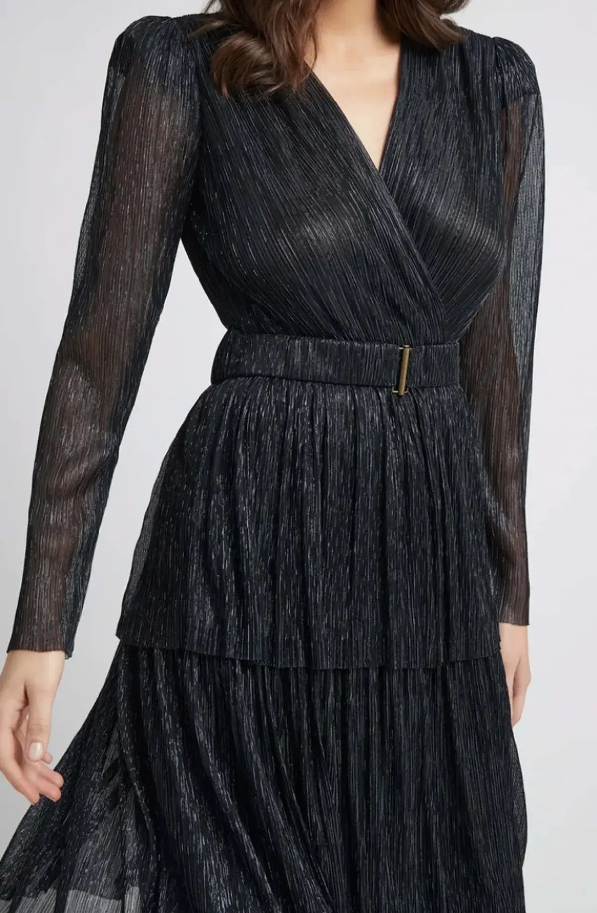 Sheike All That Sparkles Dress Black Size 12 photo 4