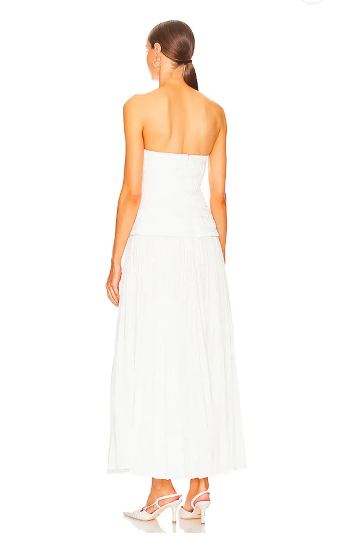 Acler Bristol Midi Dress Ivory Size 10 photo 4