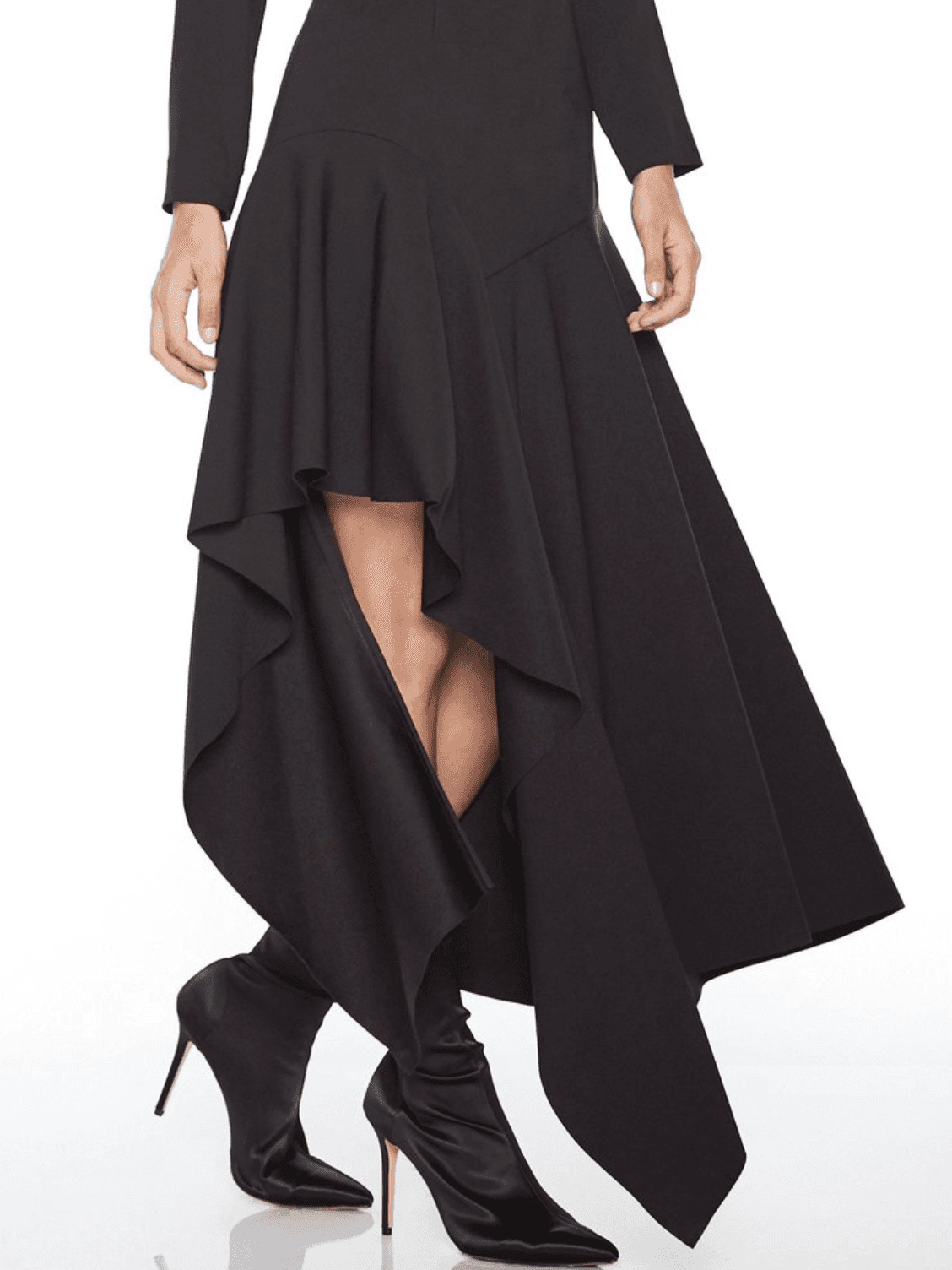 TALULAH - WONDER L/S DRESS Black Size 6 / XS photo 3