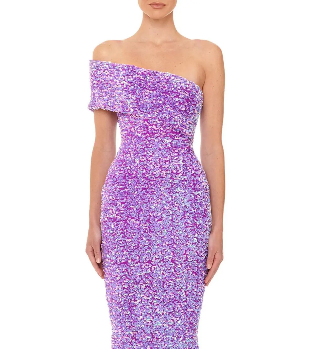 Eliya The Label Alyssa Dress in Purple Sequin Size M / AU 10 photo 4