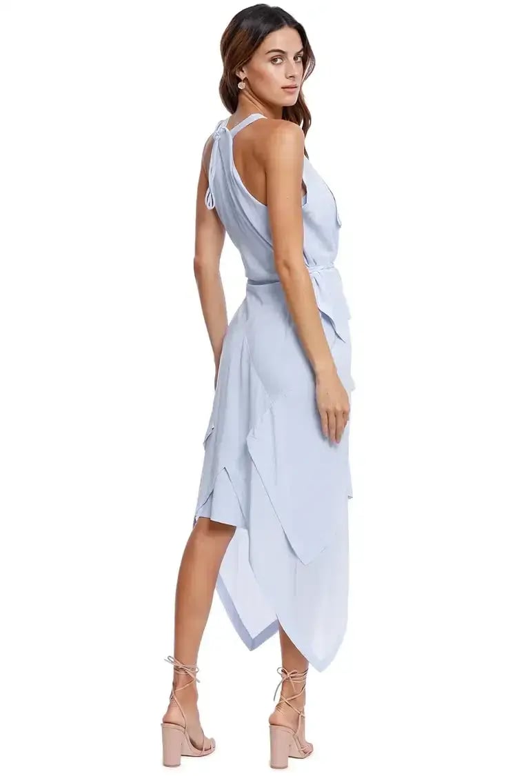 KITX Puzzle Block System Dress in Lavender Blue Size 8 photo 3