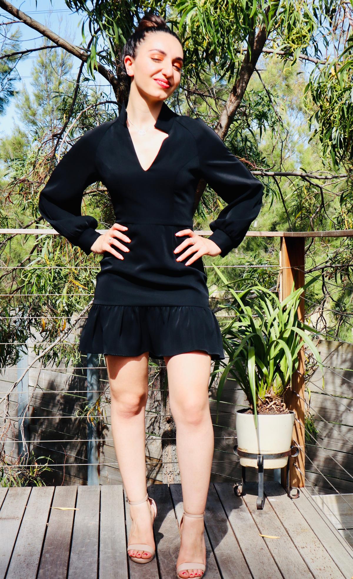 Mossman The Stranger Things Dress Black Size 8 photo 7