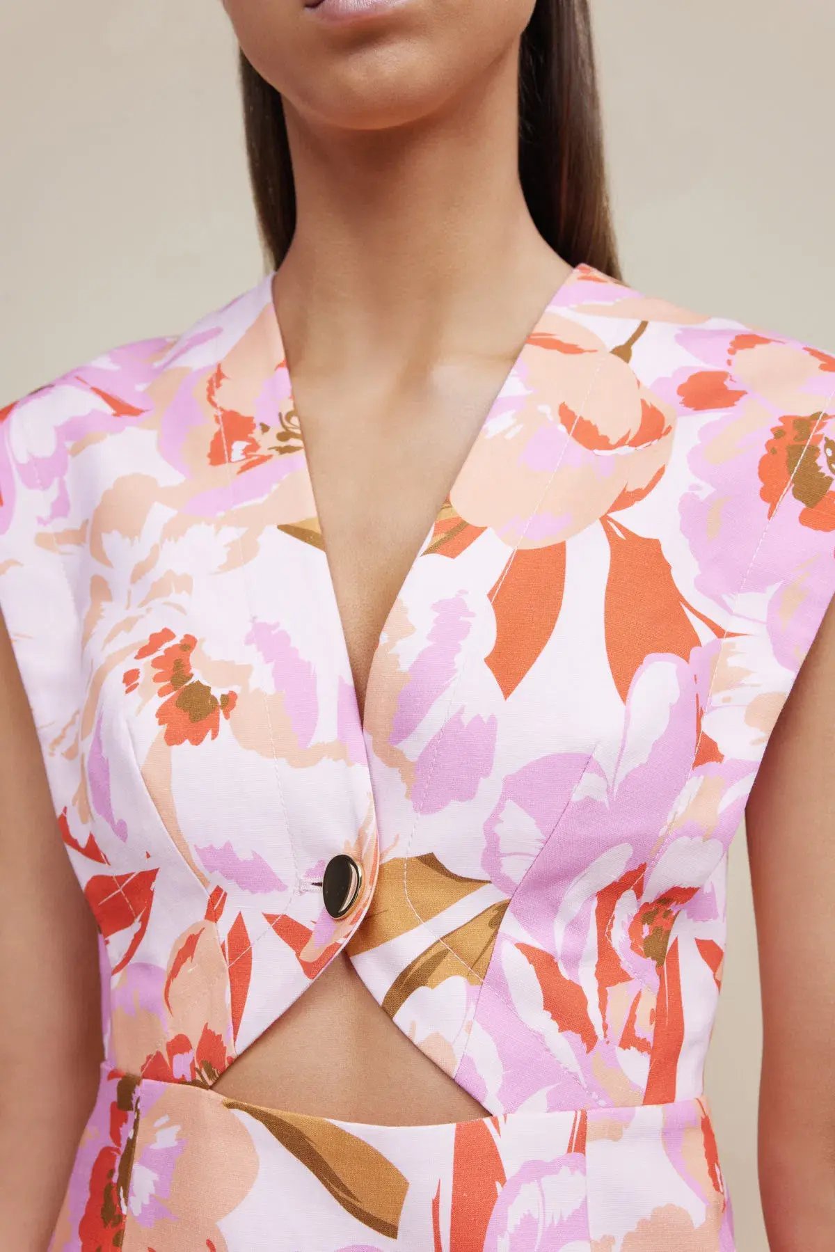 Acler Quincy Mini Dress Floral Size 10 photo 3