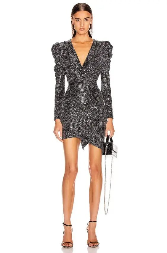 Iro LouLou Dress Sequins Size 8 photo 2