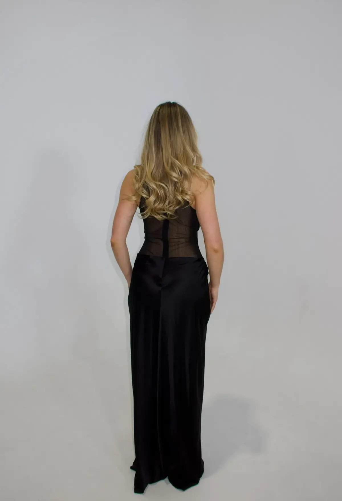 NBD Fiza Maxi Dress Black Size 8 photo 3