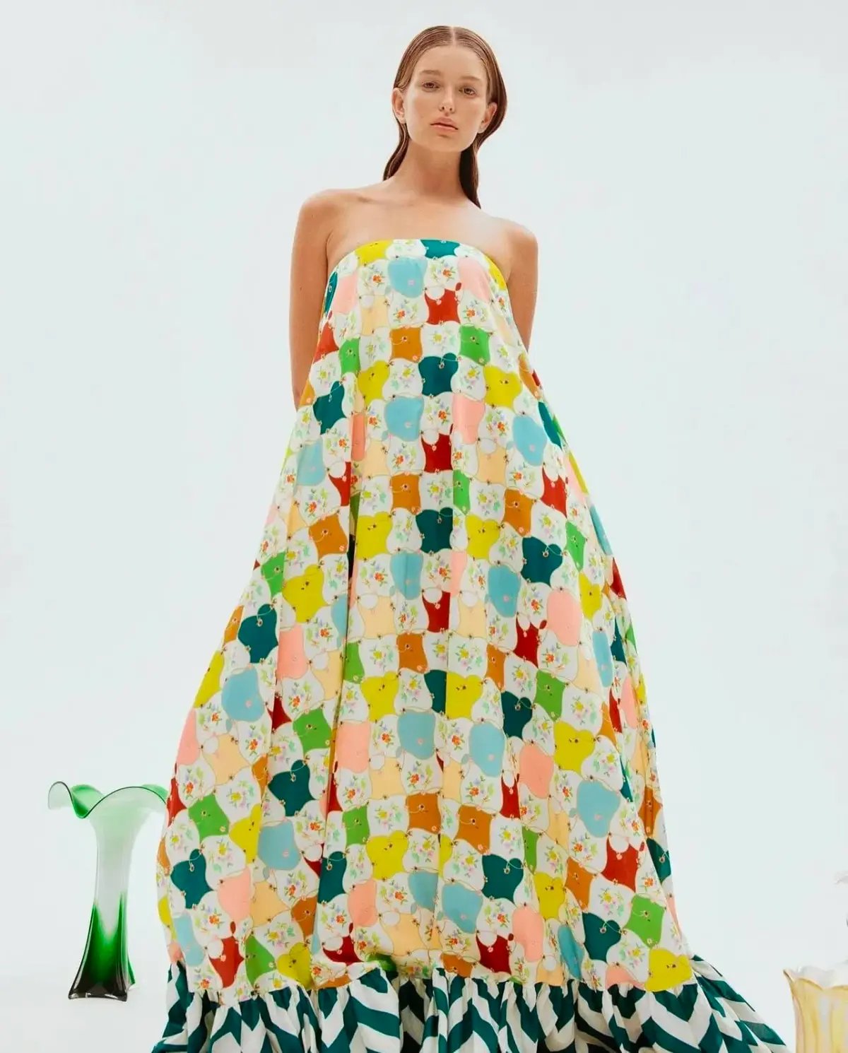 Alemais Everly Strapless Gown Multi Size 6 photo 2