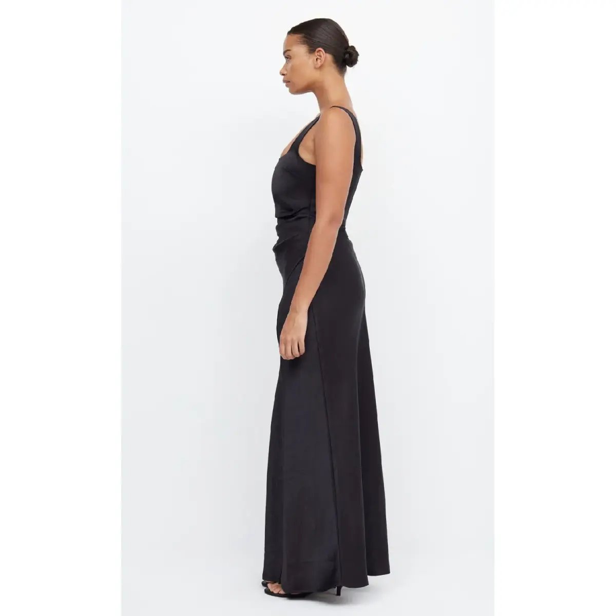 Bec & Bridge Dreamer Square Neck Dress Black Size AU 12 photo 6
