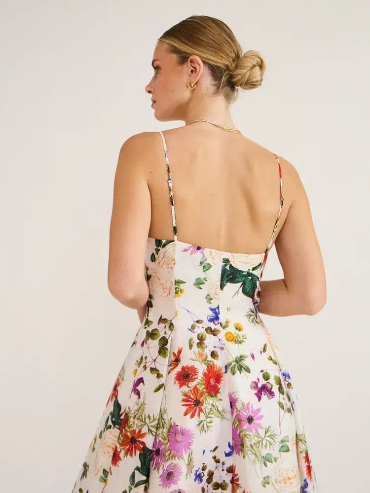 Sofia The Label Enchanted Floral Midi Dress Enchanted Floral Size 8 photo 8