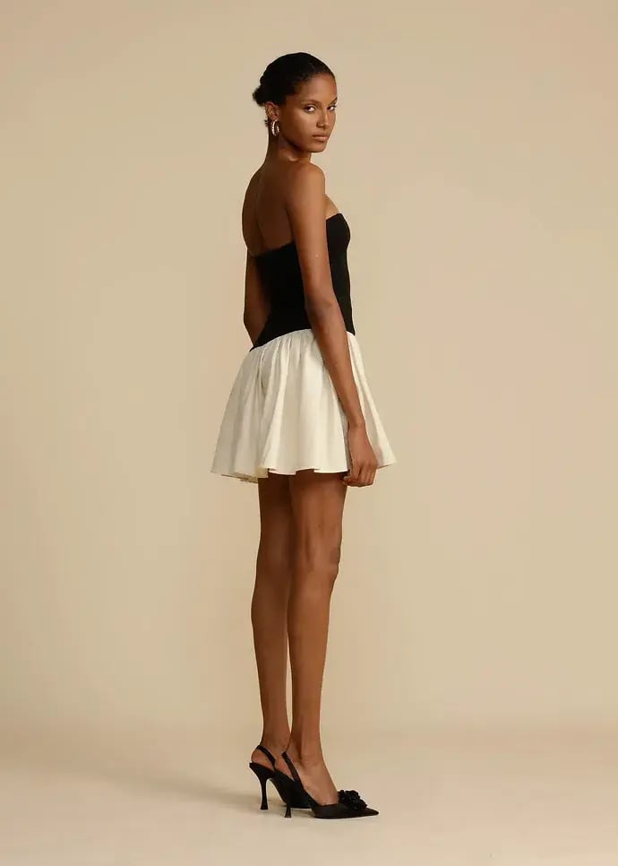 Arcina Ori Celine Mini Dress Black / Cream Size Small/ AU 8 photo 3
