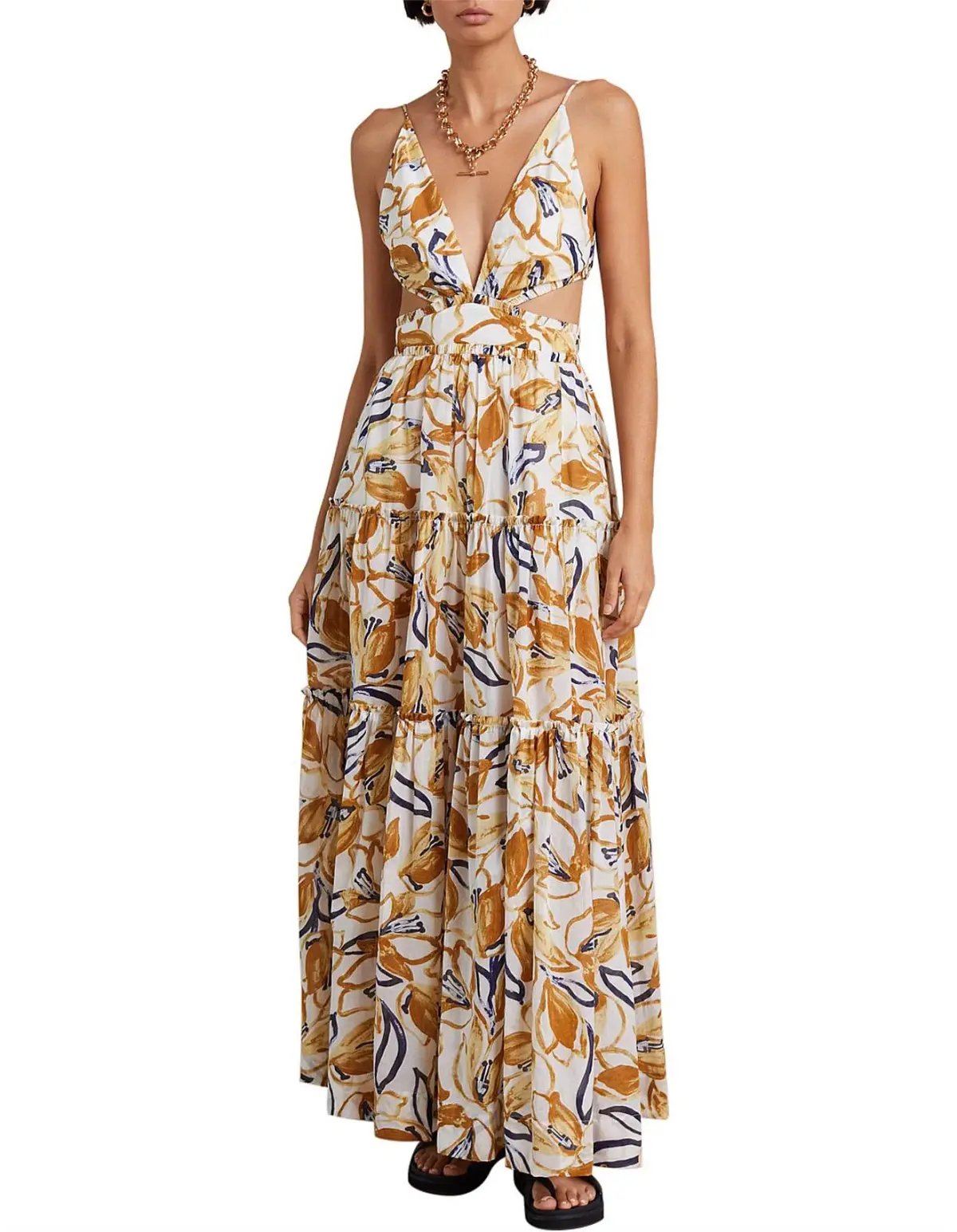 Bec & Bridge Eugenie Maxi Dress Print Size 8 photo 3
