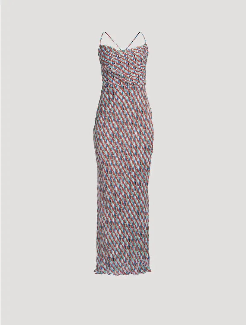Maribel Lace Back Bias Maxi Dress Size 8 photo 4