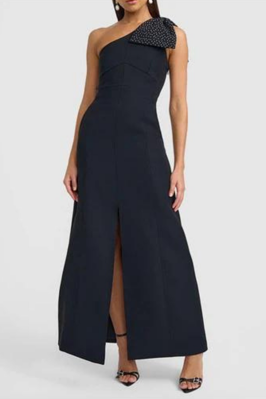 By Johnny Black Tie Bow Gown photo 3