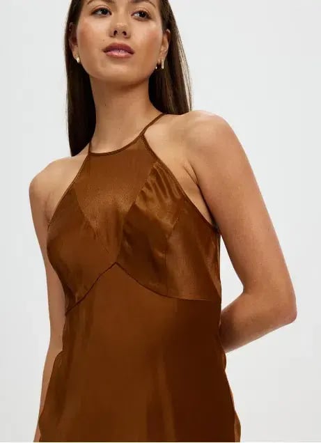Sass & Bide Occasional Mix Dress Brown Size 16 photo 3