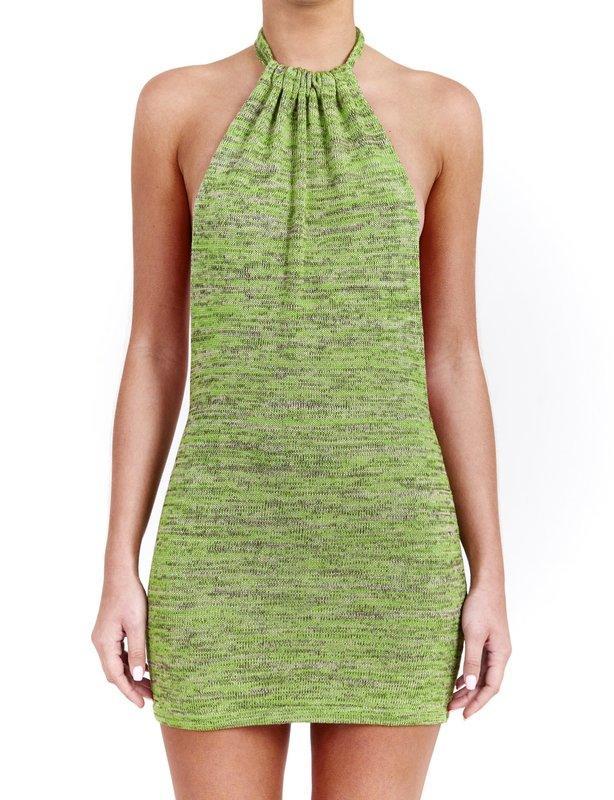 Bamba Swim Bounty Dress | Moss Green | Size Small photo 3