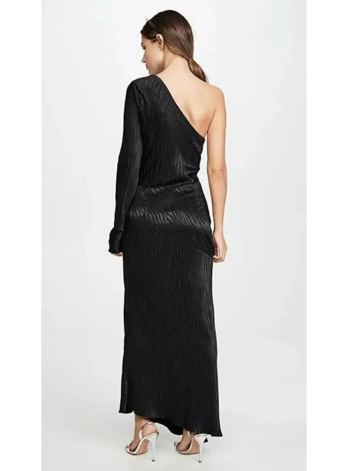 Bec & Bridge The Kat Asymmetrical Midi Dress in Black Size AU 6 photo 2
