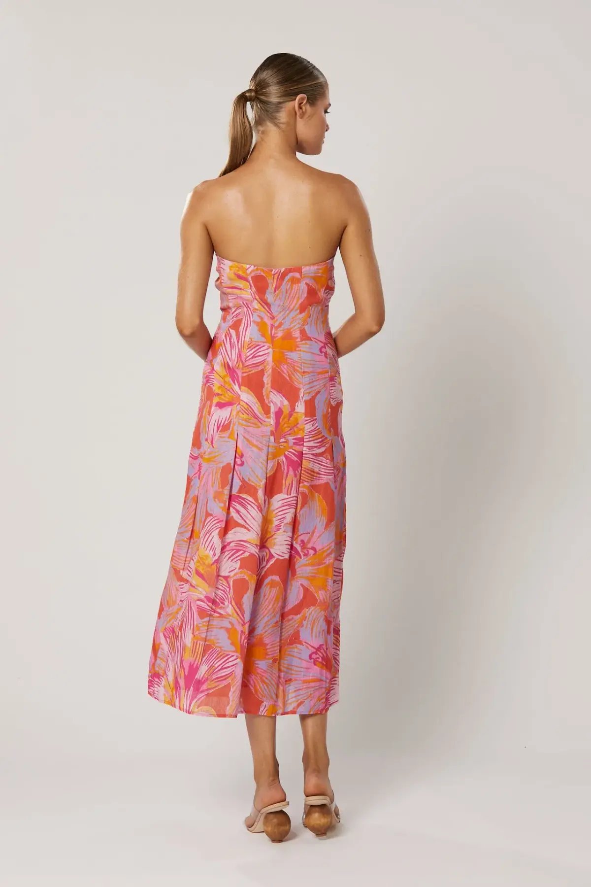 Winona Avalyn Midi Dress Floral Size 14 photo 2