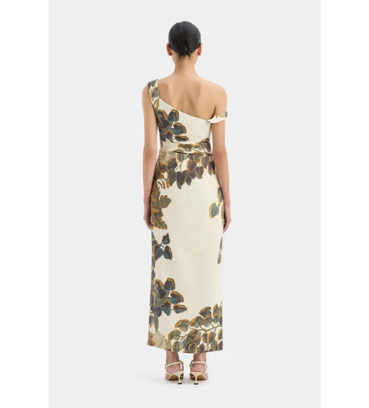 Sir The Label Evalita Twist Midi Dress Pine Valley Size 10 photo 2