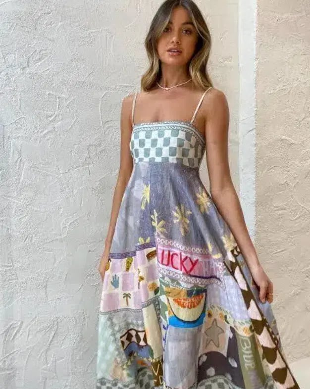Alemais Emma Gale Sundress In Multi Size 8 photo 4