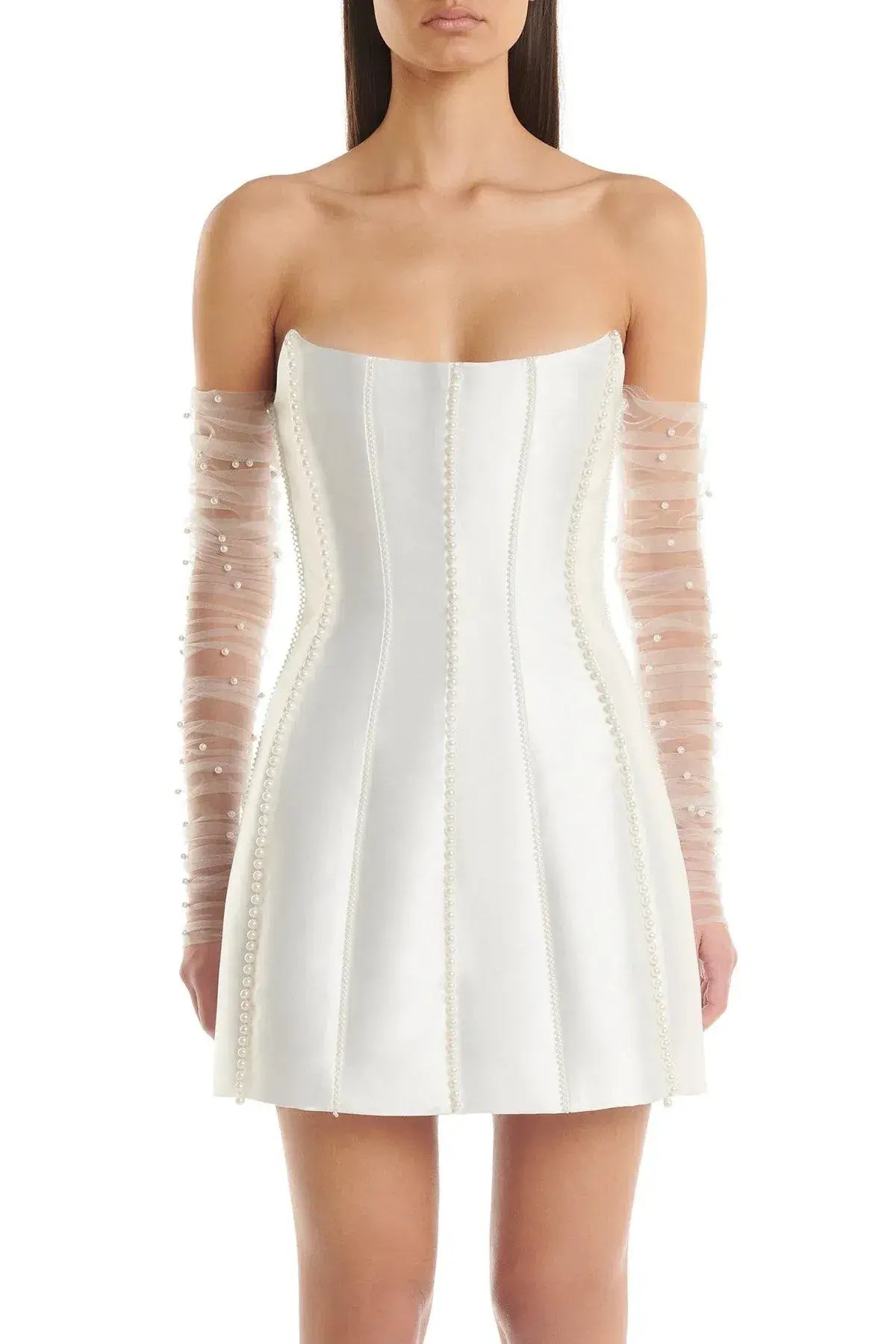 Eliya The Label Kayla Mini Dress White Size S / AU 8 photo 4