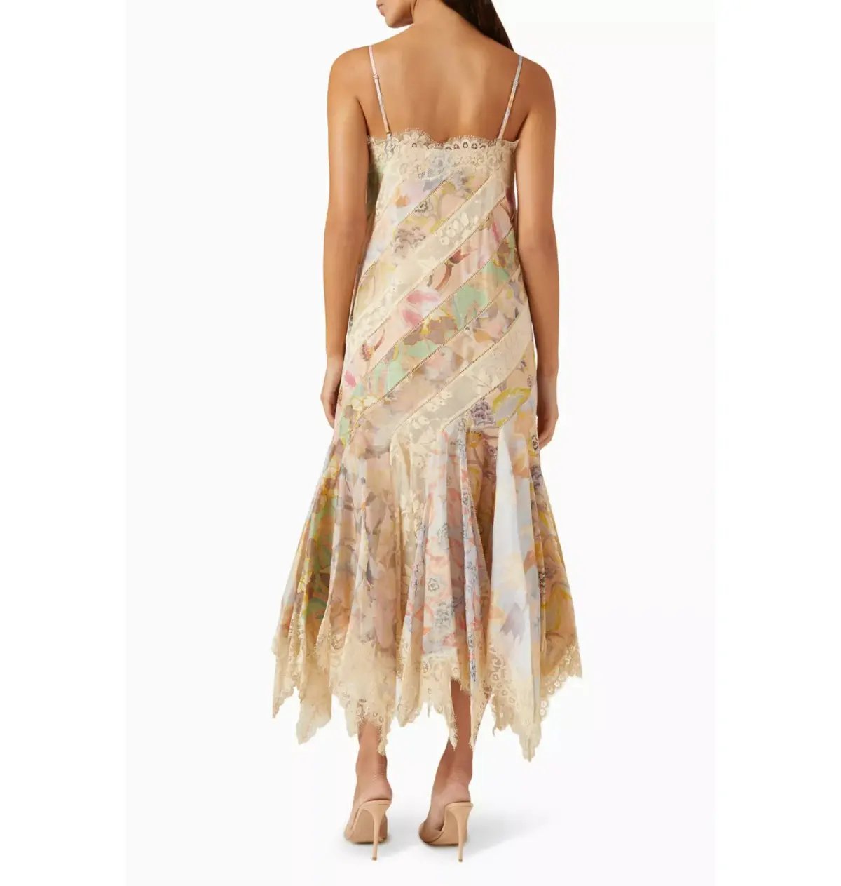 Zimmermann Eden Spliced Slip Dress in Spliced Eden Size 0 / AU 8 photo 3