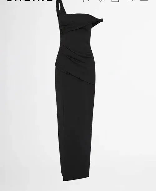 Sheike Reflections Gown  Black Size14 photo 3