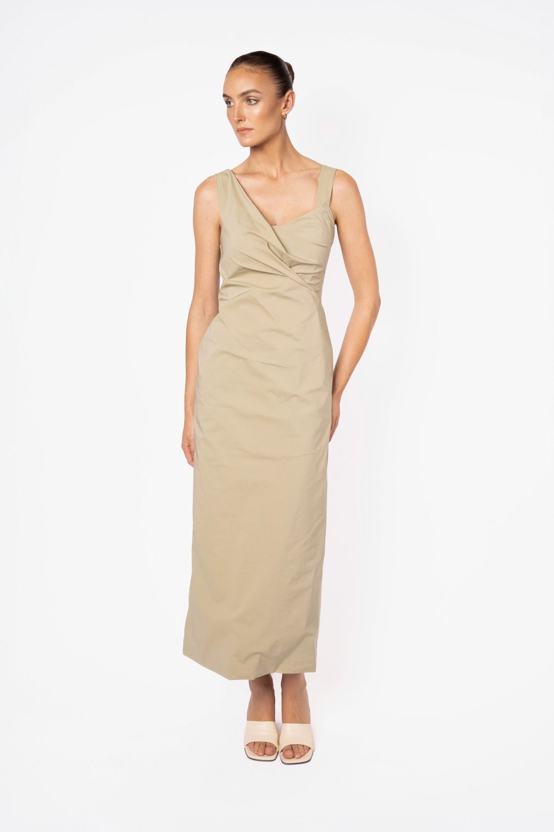 ONE FELL SWOOP LYGIA DRESS - TEA photo 4