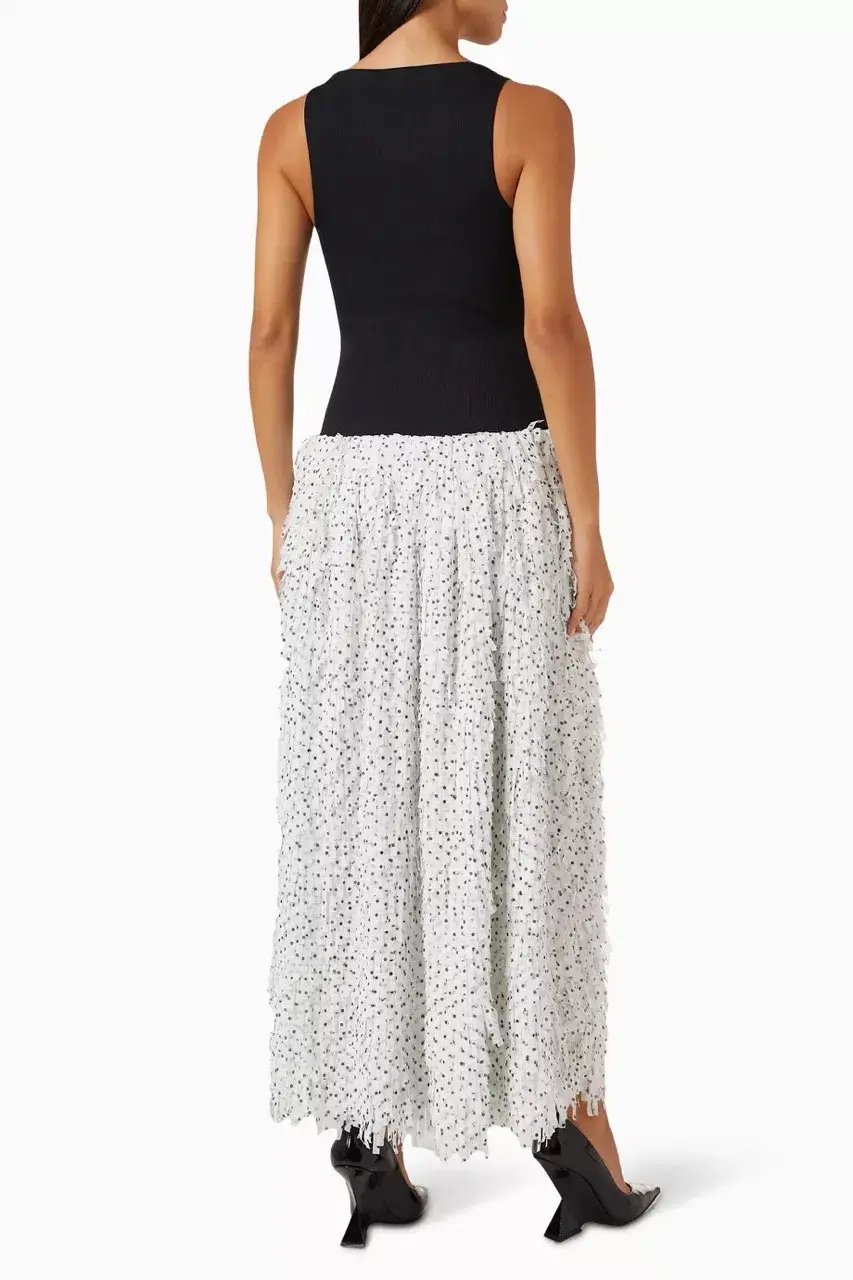 ANNA QUAN Leni Dress Spot Fringe 6 photo 3