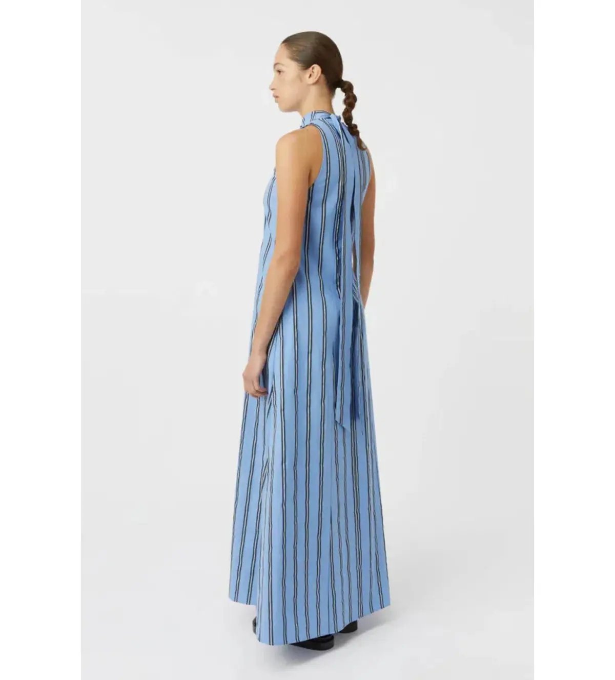 Camilla And Marc Maxi Dress Atoll Stripe Size 12 photo 5