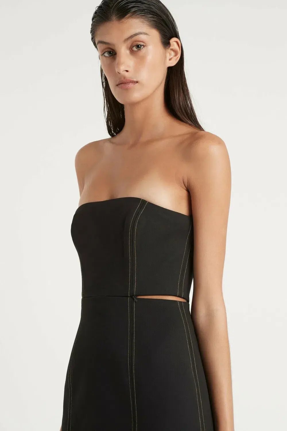 Sir the Label Andre Mini Dress Black Size 8 photo 3