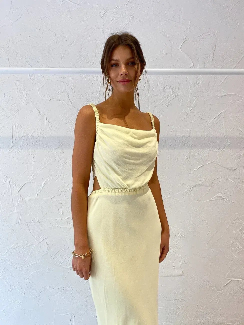 Bec & Bridge Mala Maxi Dress Butter Size 8 photo 3