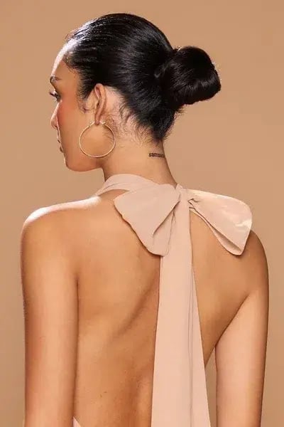 Sonya Moda Sondrio Dress Champagne Gold  Size S/Au 8 photo 2
