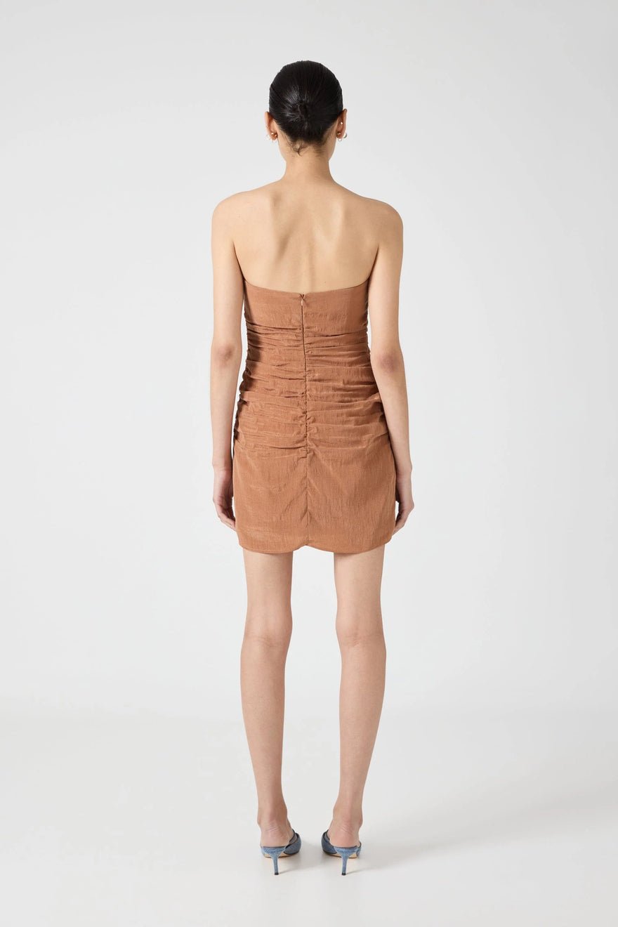 Third Form Eclipse Mini Dress - Rust photo 4