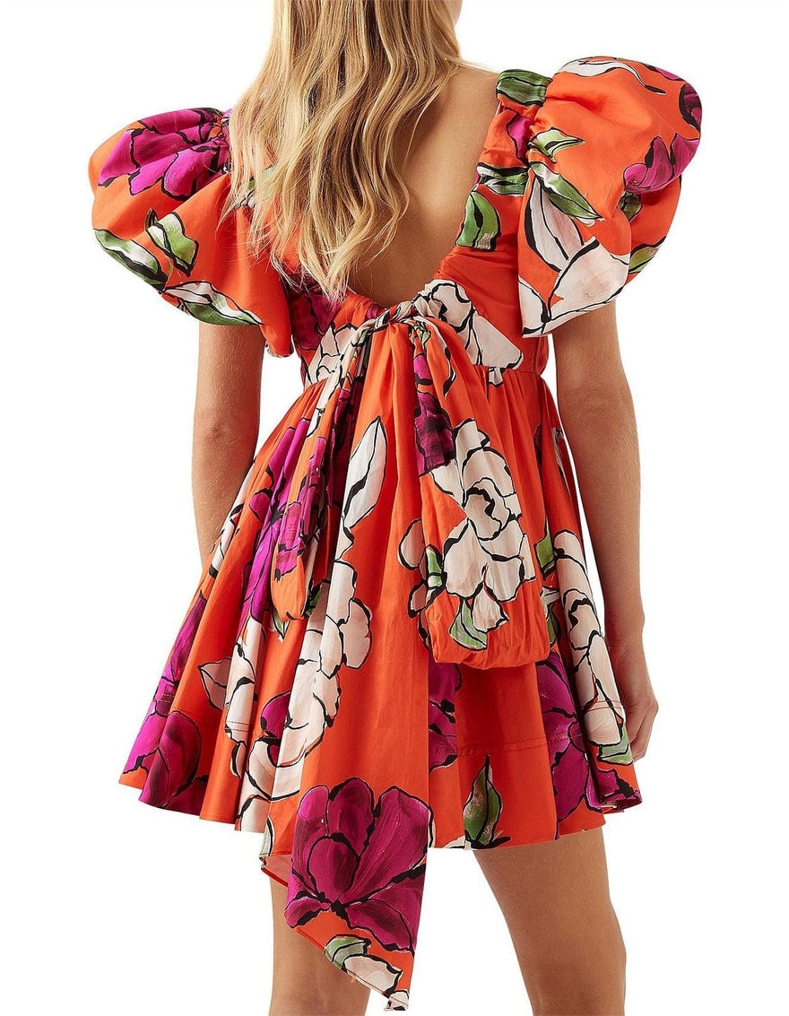 Aje Gretta Bow Back Mini Dress photo 3